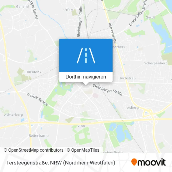 Tersteegenstraße Karte