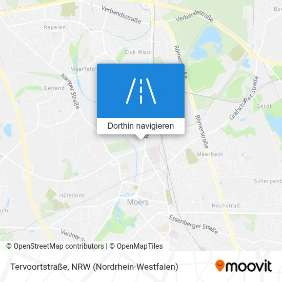 Tervoortstraße Karte