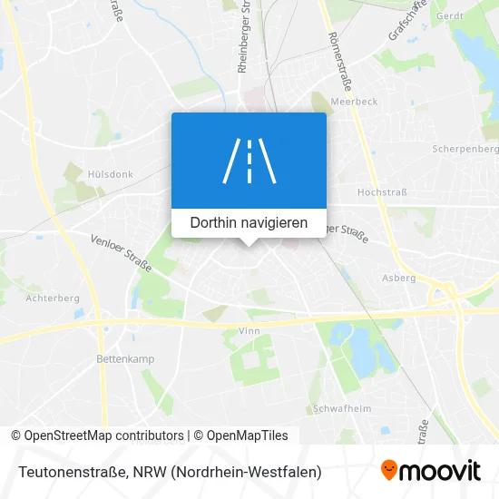 Teutonenstraße Karte