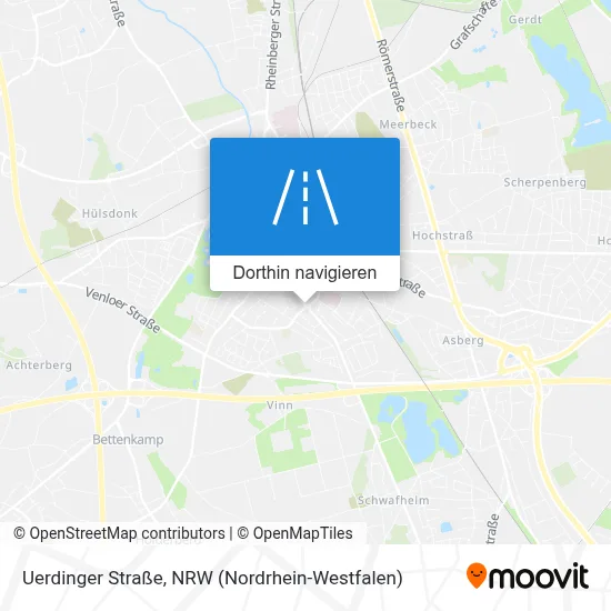 Uerdinger Straße Karte