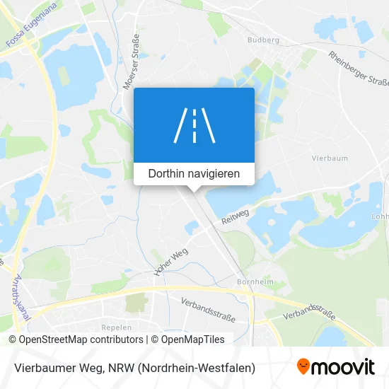 Vierbaumer Weg Karte