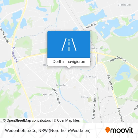 Wedenhofstraße Karte