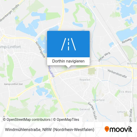 Windmühlenstraße Karte
