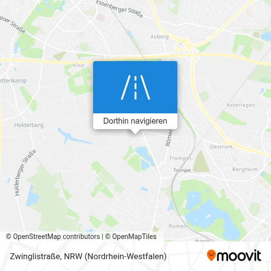 Zwinglistraße Karte