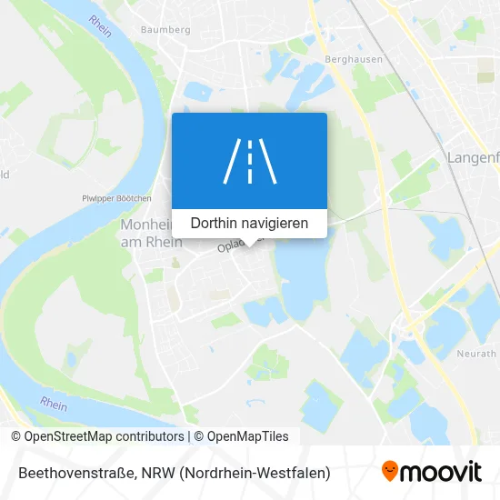 Beethovenstraße Karte