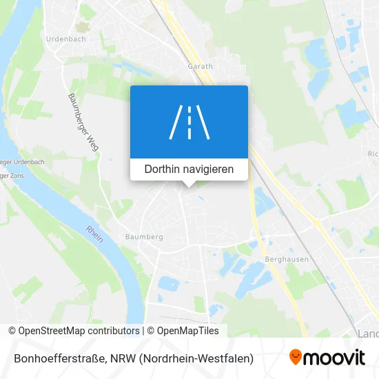 Bonhoefferstraße Karte