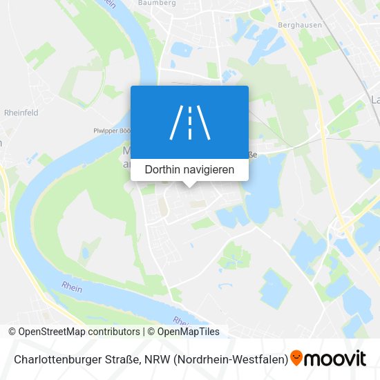 Charlottenburger Straße Karte
