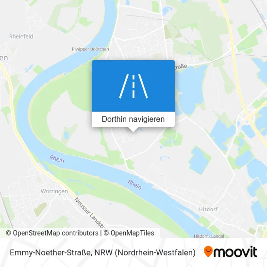 Emmy-Noether-Straße Karte