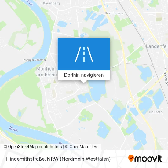 Hindemithstraße Karte