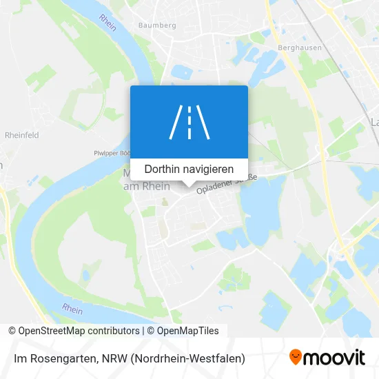 Im Rosengarten Karte