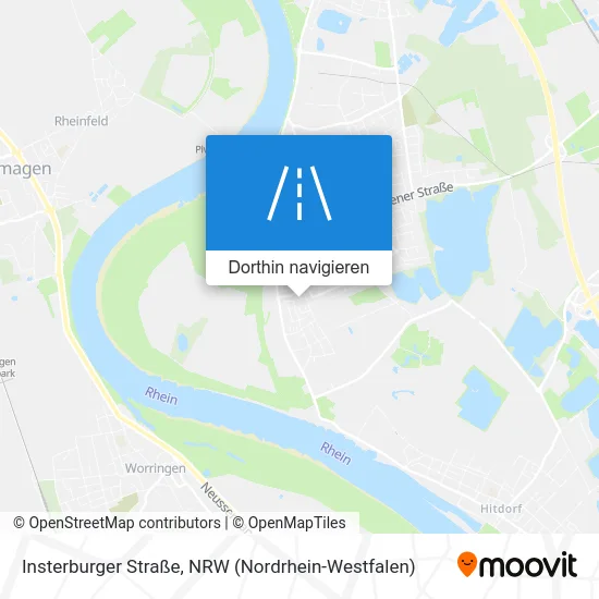 Insterburger Straße Karte