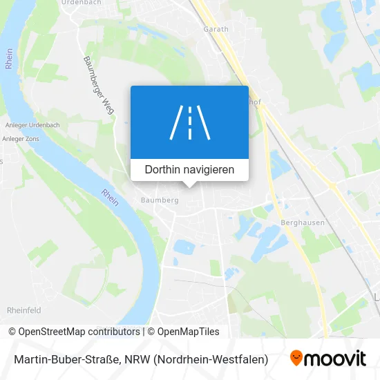 Martin-Buber-Straße Karte