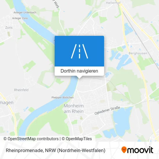 Rheinpromenade Karte