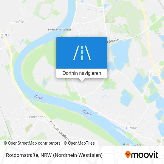 Rotdornstraße Karte