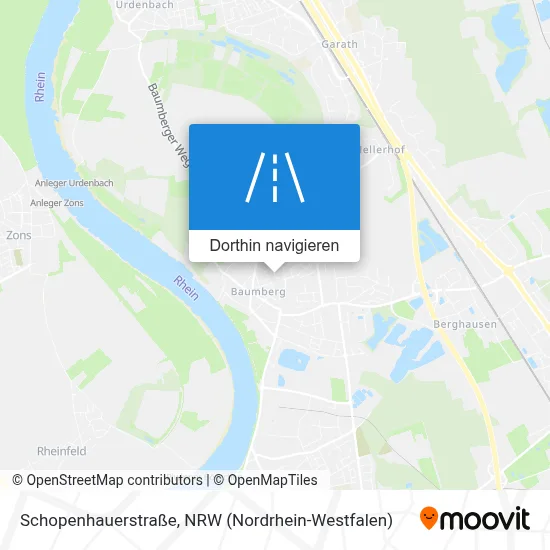 Schopenhauerstraße Karte