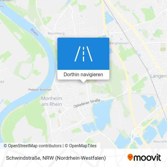 Schwindstraße Karte