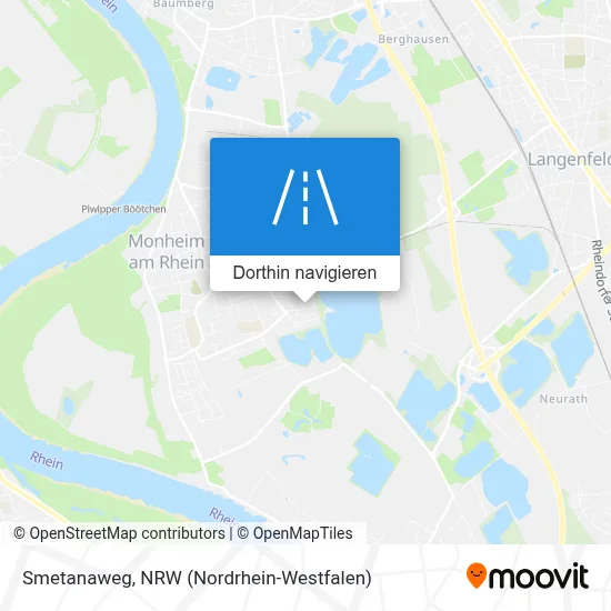 Smetanaweg Karte