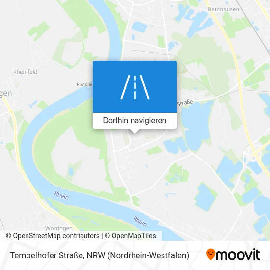 Tempelhofer Straße Karte