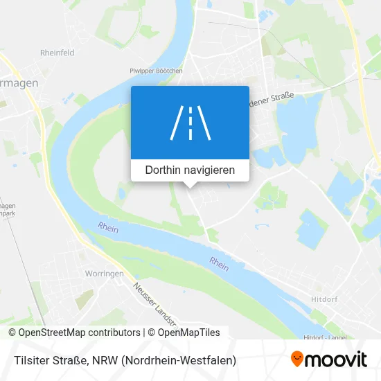 Tilsiter Straße Karte