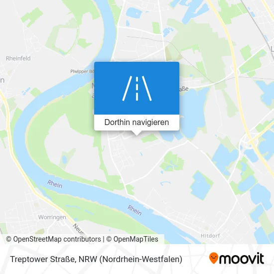 Treptower Straße Karte