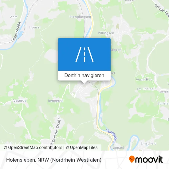 Holensiepen Karte