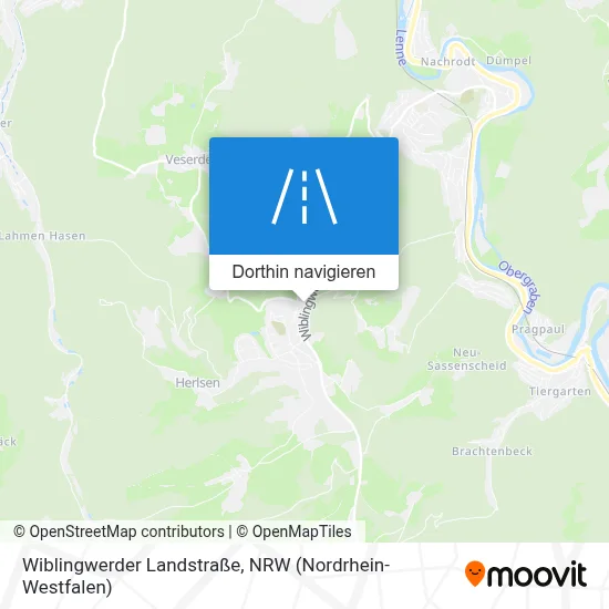Wiblingwerder Landstraße Karte