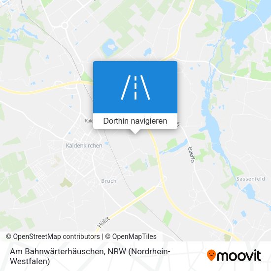 Am Bahnwärterhäuschen Karte