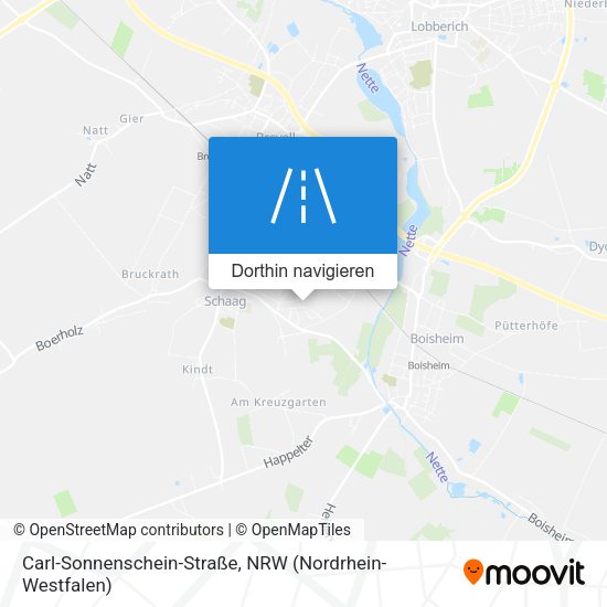 Carl-Sonnenschein-Straße Karte