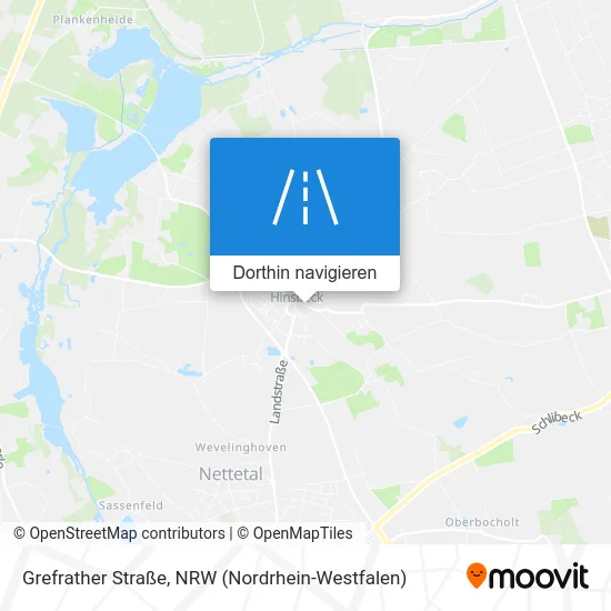 Grefrather Straße Karte