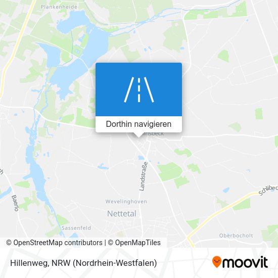 Hillenweg Karte