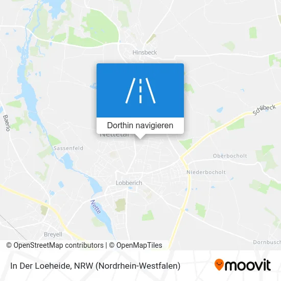 In Der Loeheide Karte