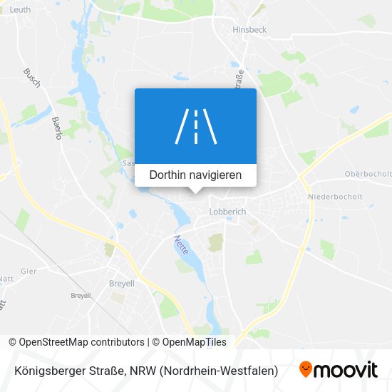 Königsberger Straße Karte