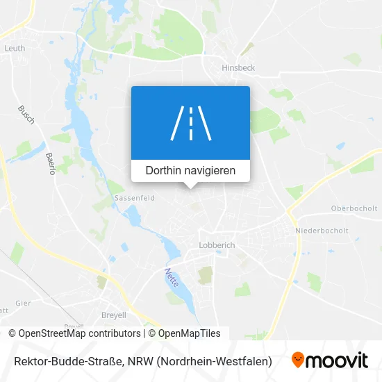 Rektor-Budde-Straße Karte