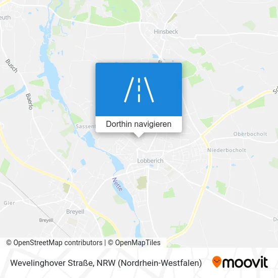 Wevelinghover Straße Karte