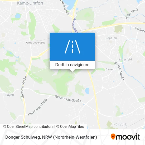 Donger Schulweg Karte