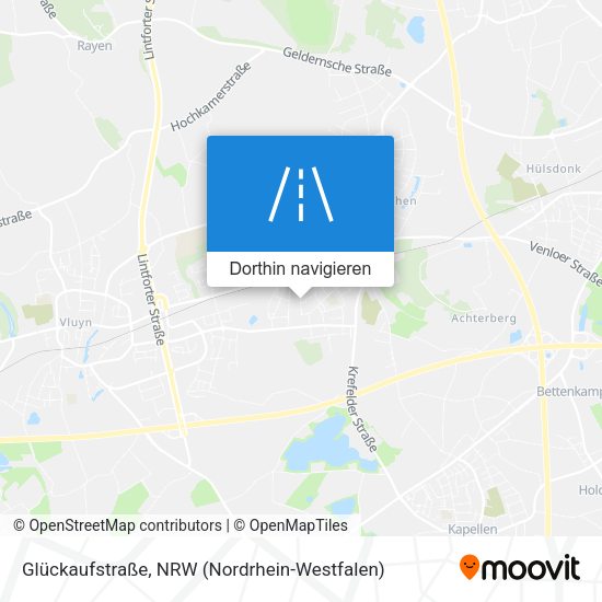 Glückaufstraße Karte