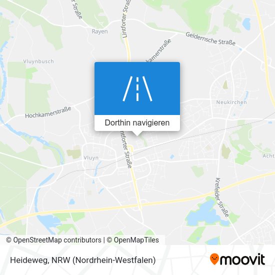 Heideweg Karte