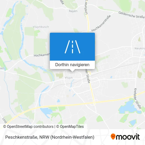 Peschkenstraße Karte