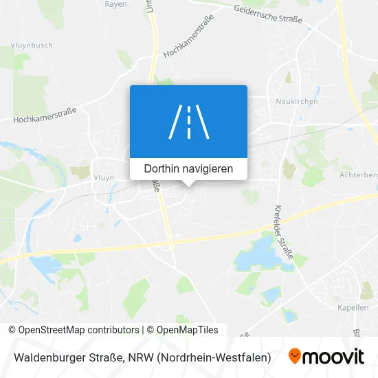 Waldenburger Straße Karte