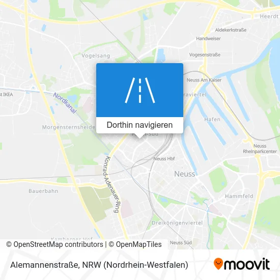 Alemannenstraße Karte