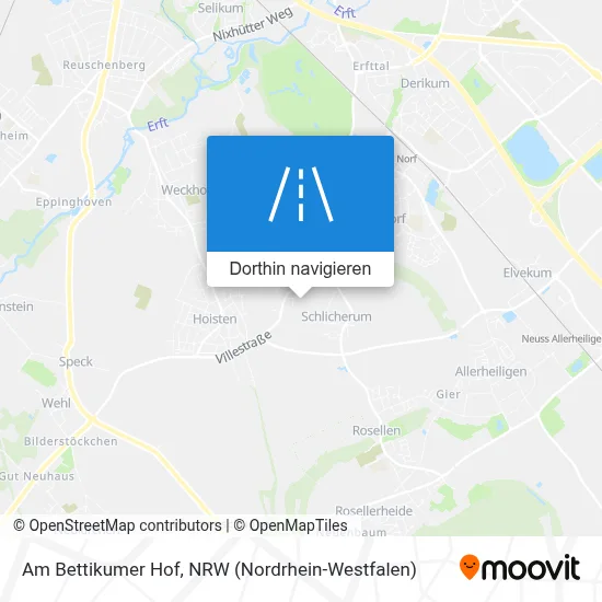 Am Bettikumer Hof Karte