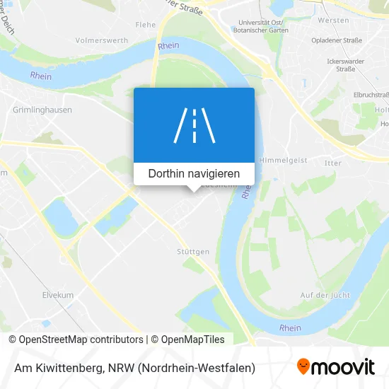 Am Kiwittenberg Karte