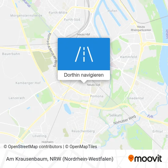 Am Krausenbaum Karte