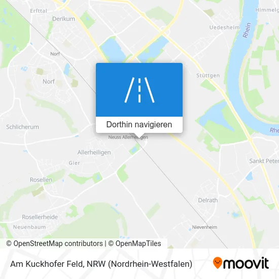 Am Kuckhofer Feld Karte