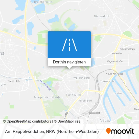 Am Pappelwäldchen Karte