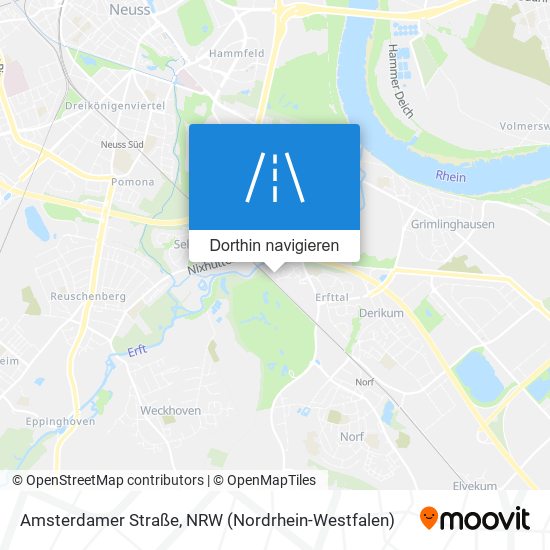 Amsterdamer Straße Karte