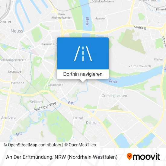 An Der Erftmündung Karte