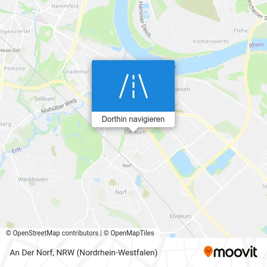 An Der Norf Karte