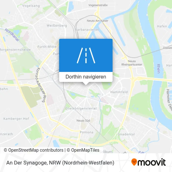 An Der Synagoge Karte