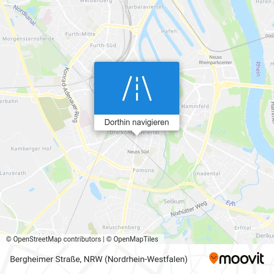 Bergheimer Straße Karte